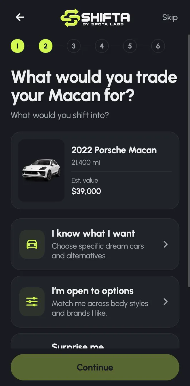 What would you trade your Macan for, with three preference modes